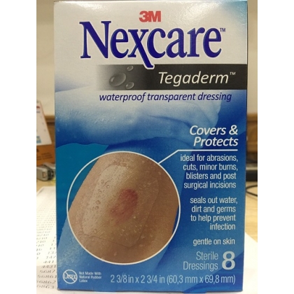 Nexcare Tegaderm Waterproof Transparent Dressing, H1624
