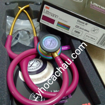 3M Littmann Classic III Stethoscope - Rasberry 5806